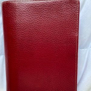 Franklin Covey  compact size leather binder